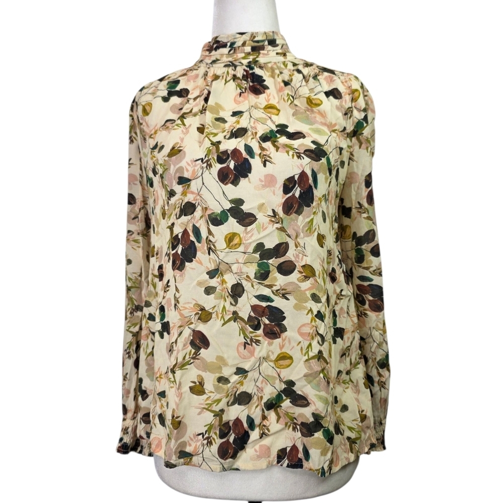 Indi & Cold  Boho mockneck long sleeves blouse